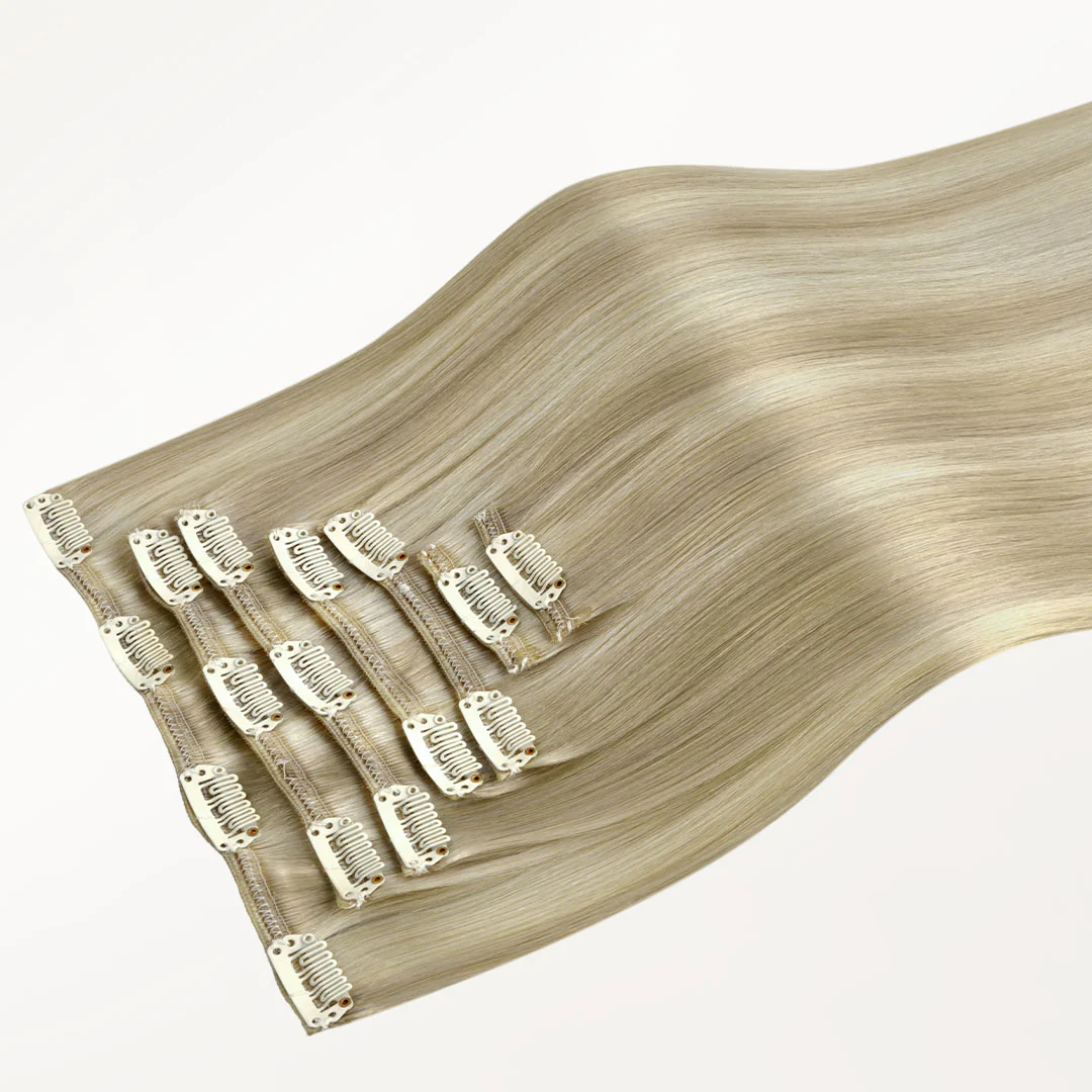 Ash Blonde Highlights (17A/60A) Classic Clip-Ins (150g-170g) [Clearance] - Image 4