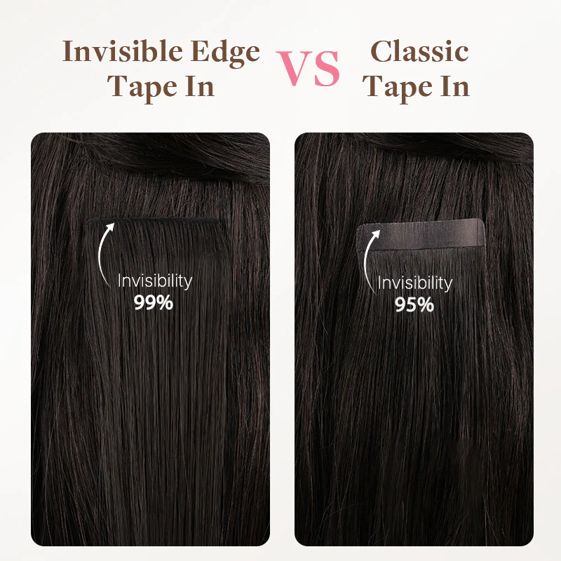 Ash Blonde Highlights (17A/60A) Invisi Edge Tape-Ins 50g - Image 3