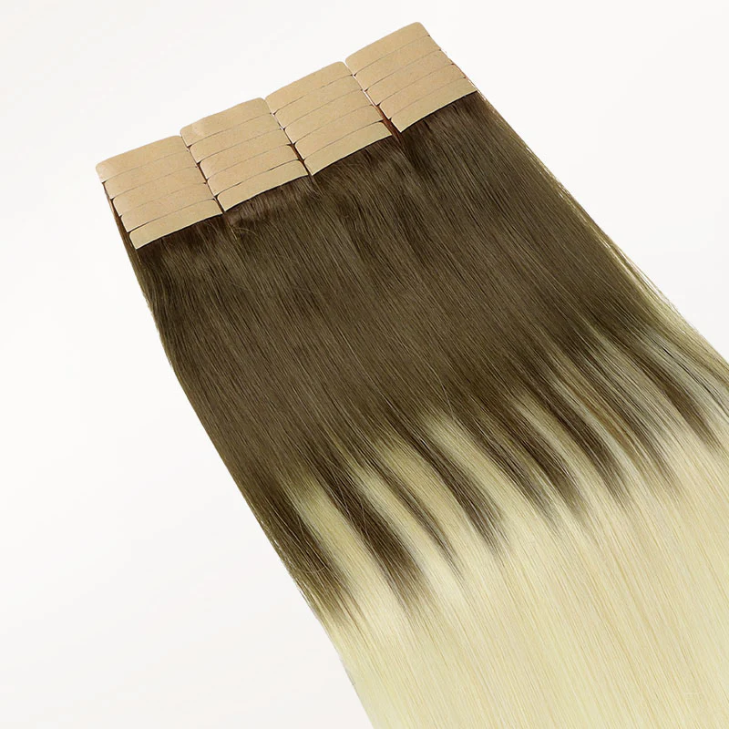 Ash Brown to Platinum Blonde (9/60) Tape-Ins 50g [Clearance] - Image 5