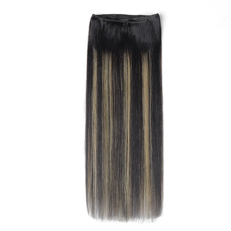 Black to Light Blonde Balayage (1B/19/1B) Sew-in Weft Set - Image 8