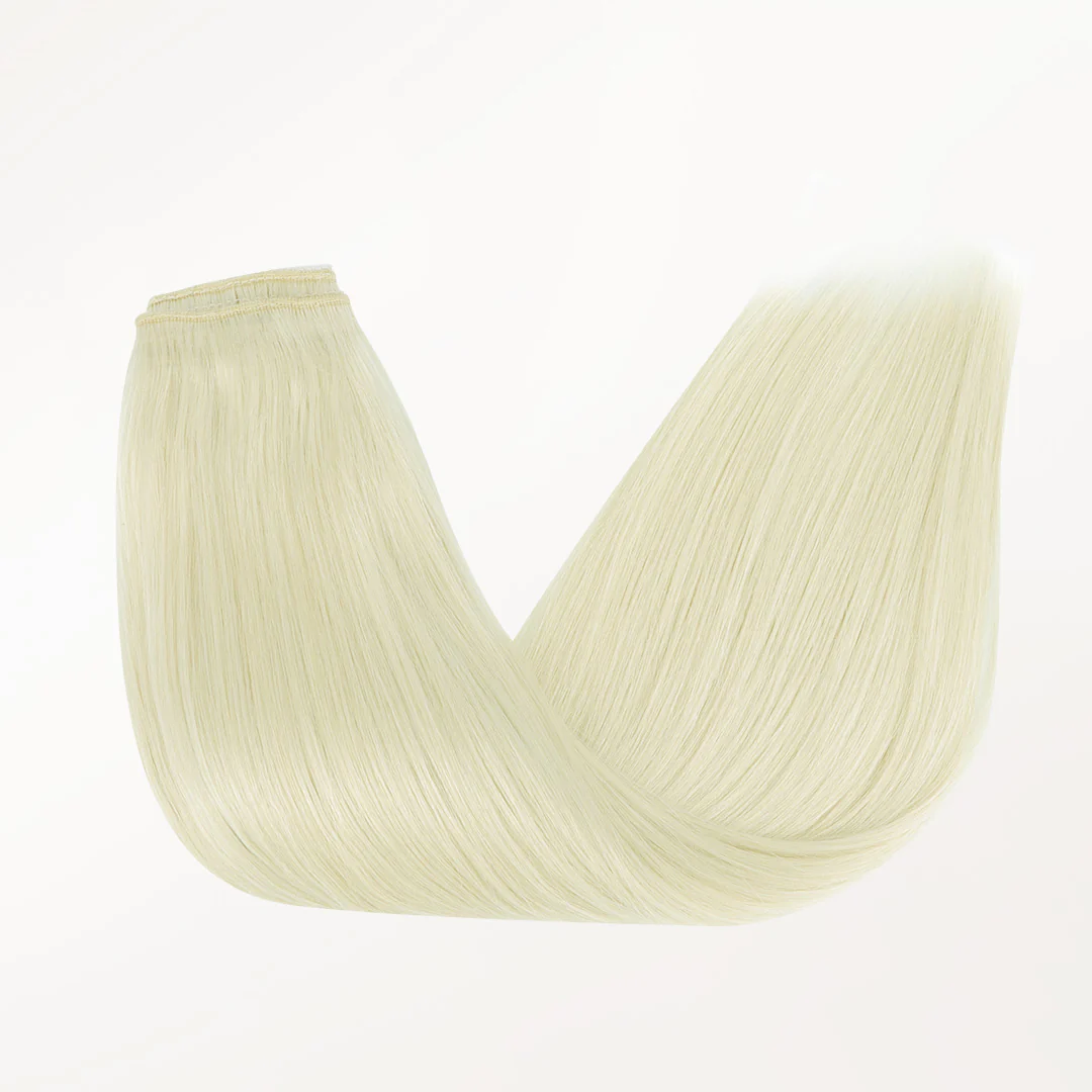 Bleach Blonde (613) Wire Hair Extensions (70g-110g) - Image 5
