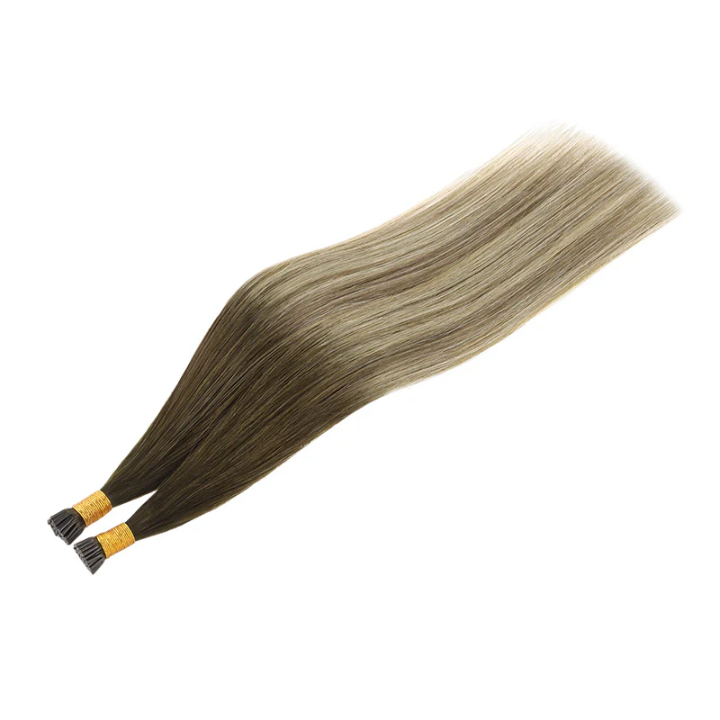 Bleach Blonde Balayage (3/8/613) I-Tip Set - Image 4