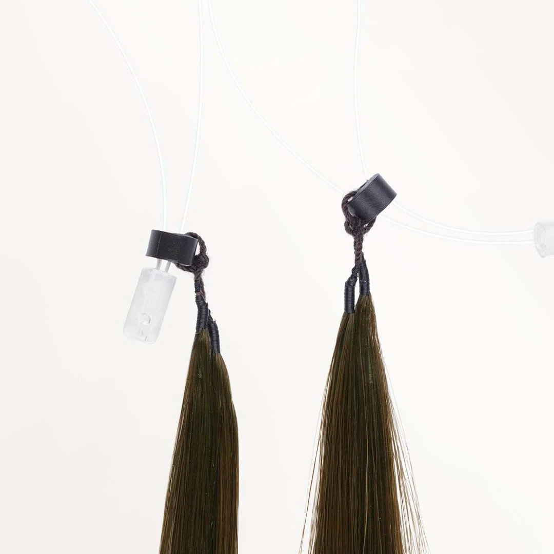 Bleach Blonde Balayage (3/8/613) Micro Link Feather Tip 68g - Image 5