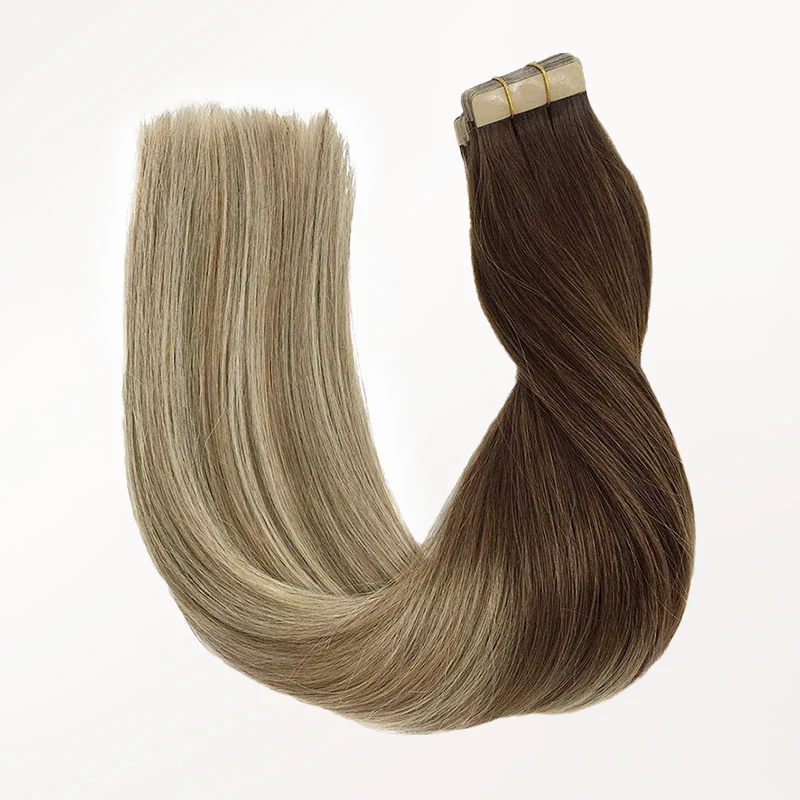Bleach Blonde Balayage (3/8/613) Tape-Ins 50g - Image 5