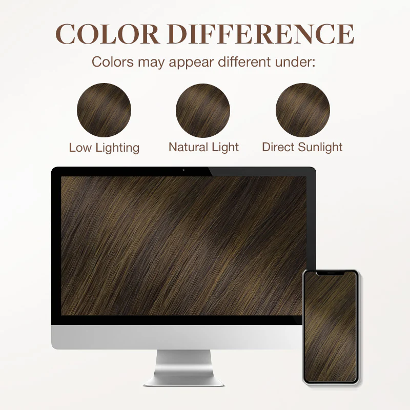 Brown Sugar Swirl Highlights (2C/4E/6C) Classic Clip-Ins (120g-130g) - Image 9