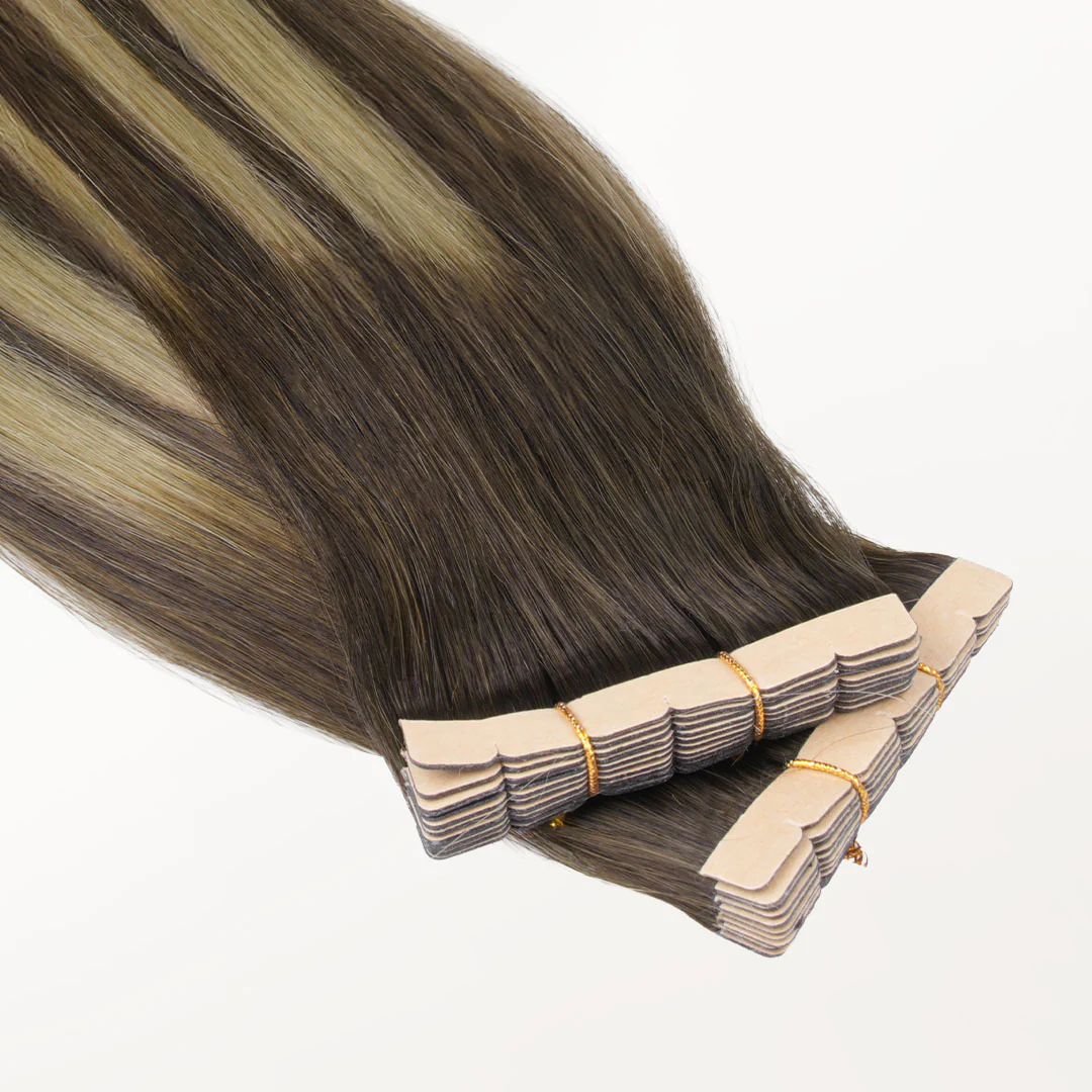 Caramel Blonde Balayage (4/27/4) Tape-Ins 50g - Image 16