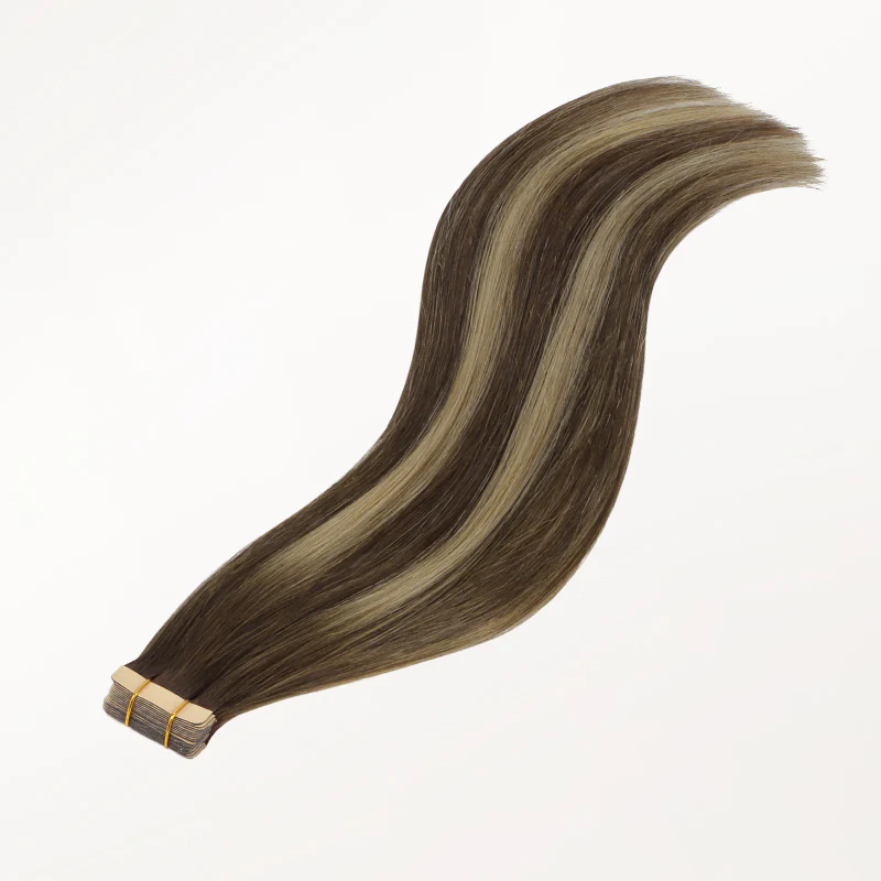 Caramel Blonde Balayage (4/27/4) Tape-Ins Set - Image 6
