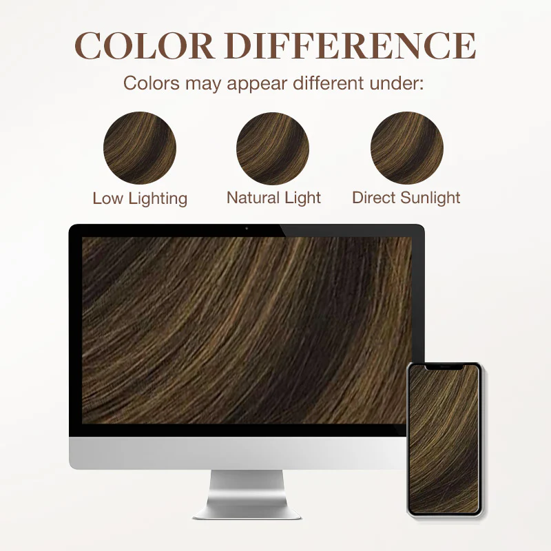Chestnut Brown Balayage (2/6) Tape-Ins Set - Image 9