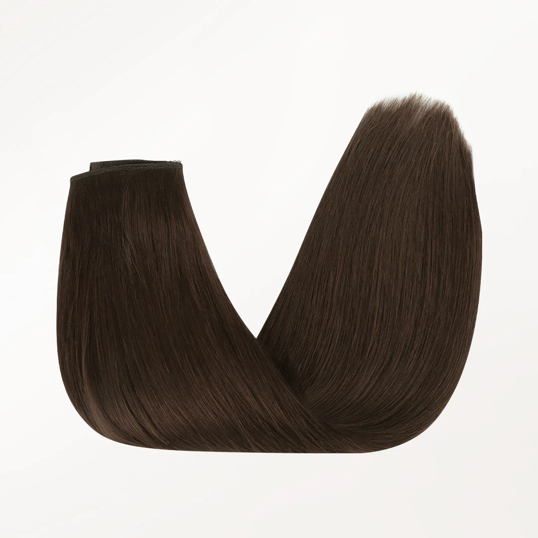 Chocolate Brown (4A) Wire Hair Extensions (70g-110g) - Image 6
