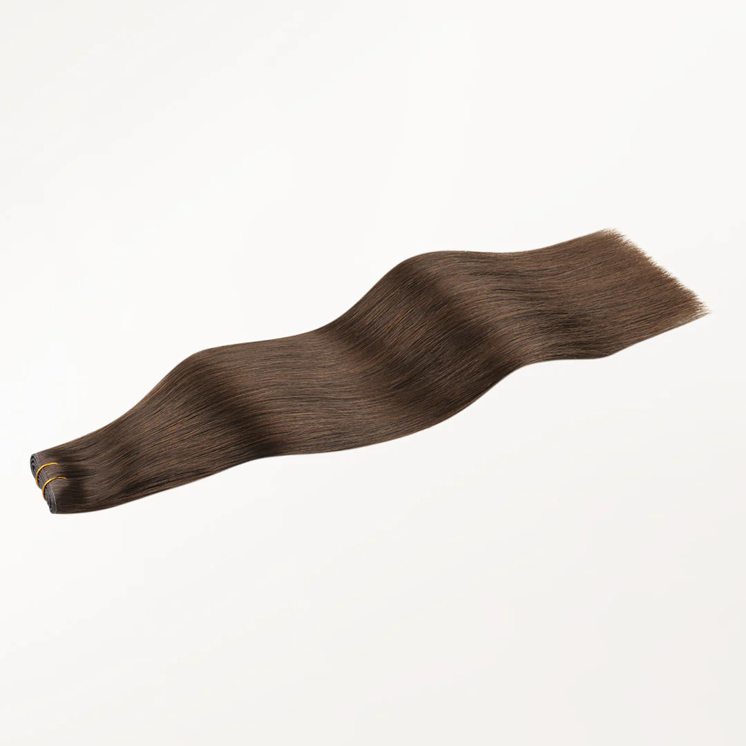 Chocolate Brown (4A) Butterfly Weft Hair Extensions (100g-150g) - Image 3