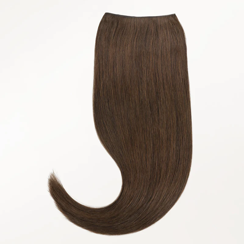 Chocolate Brown (4A) Genius Tape Weft Hair Extensions 60g - Image 7