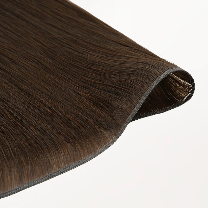 Chocolate Brown (4A) Genius Weft Hair Extensions (50-120g) - Image 8