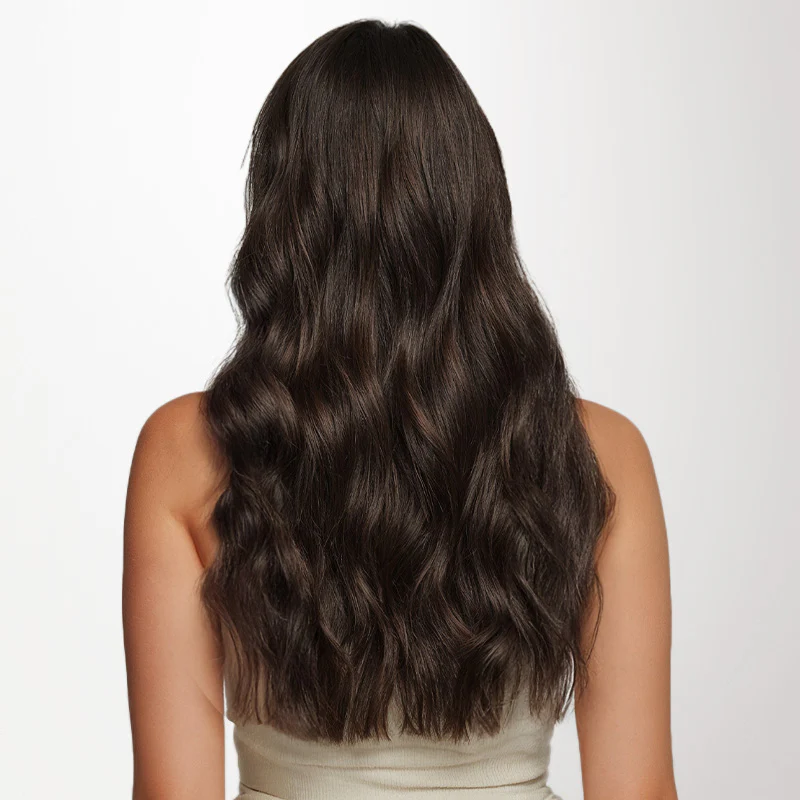 Dark Brown (2) Invisi Edge Seamless Clip-Ins (140g-160g) - Image 3