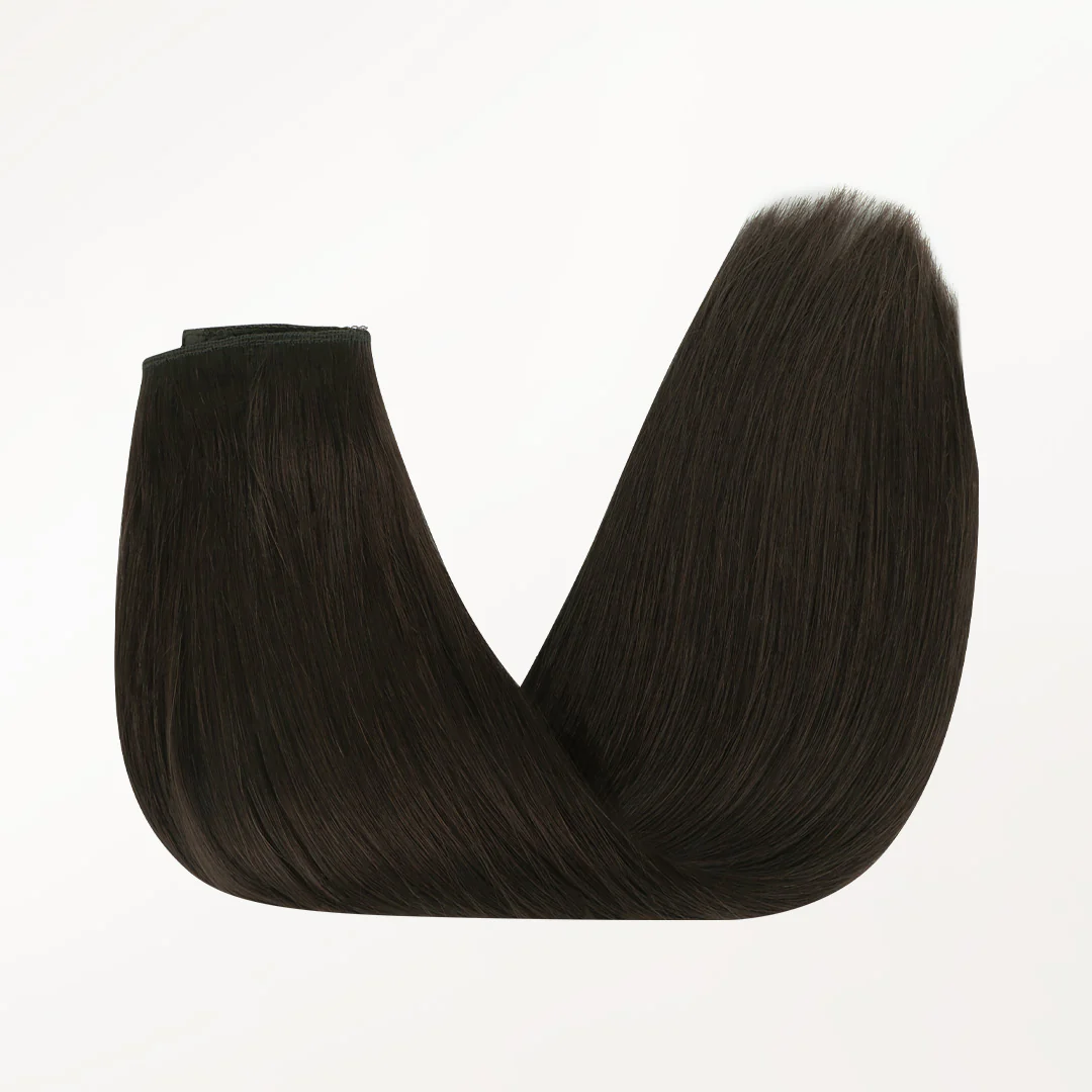 Dark Brown (2) Wire Hair Extensions (70g-110g) - Image 5