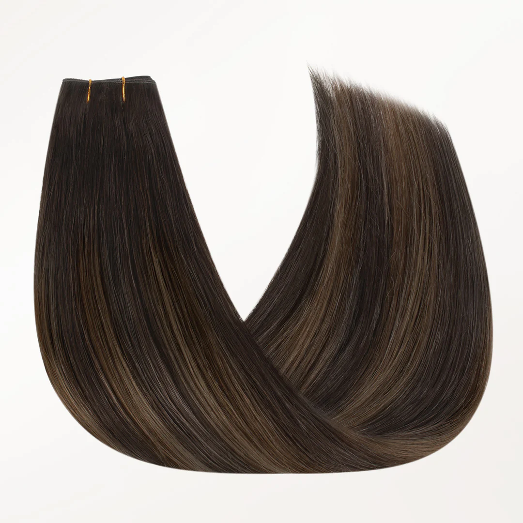 Dark Brown Balayage (2/6/2) Butterfly Weft Set - Image 6