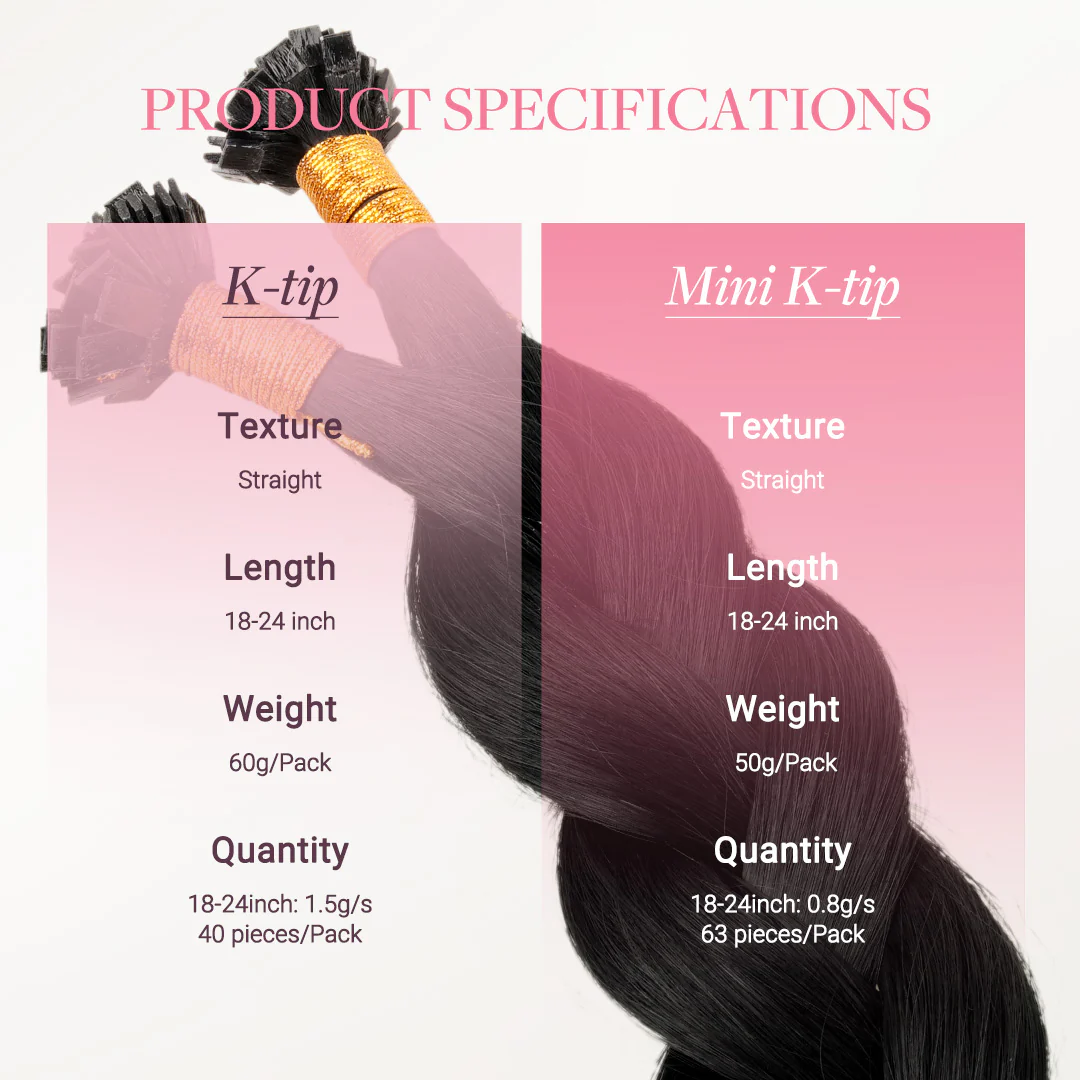 Dark Brown (2) Flat Tip Hair Extensions 60g - Image 6