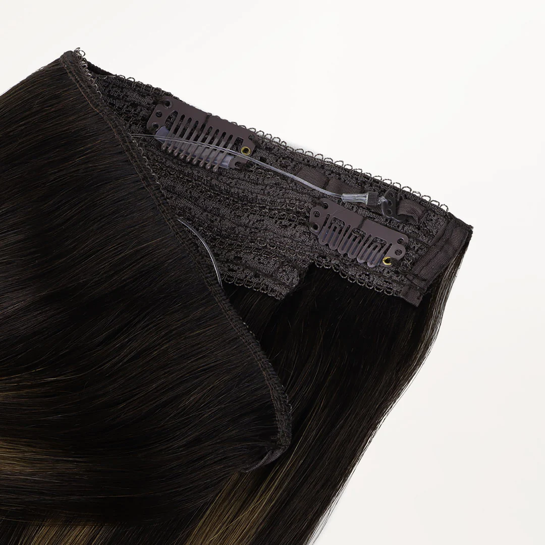 Dark Brown Balayage (2/6/2) Wire Hair Extensions (70g-110g) - Image 4