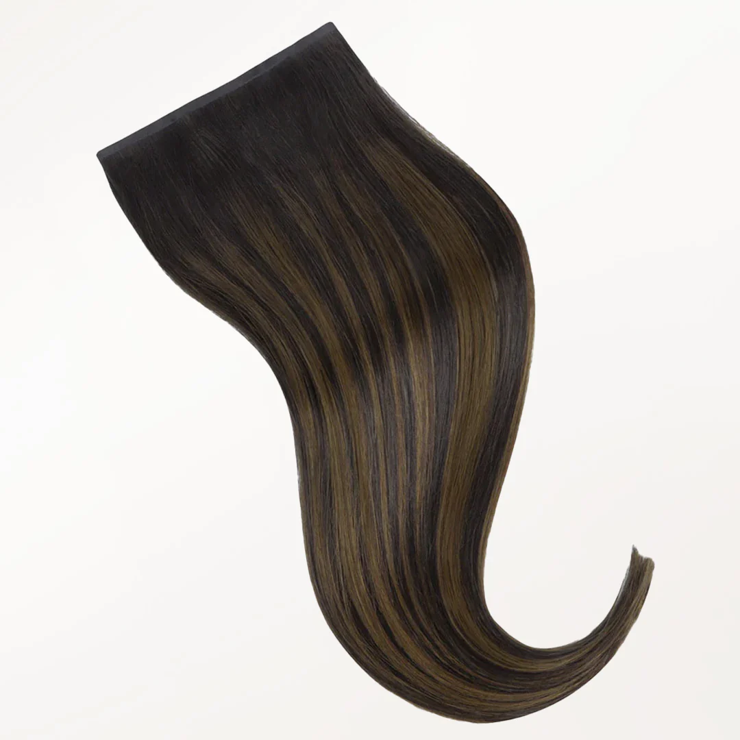 Dark Brown Balayage (2/6/2) Seamless Clip-Ins (130g-160g) - Image 3