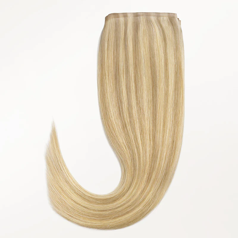 Dirty Blonde Highlights (18D/22F) Genius Tape Weft Hair Extensions 60g - Image 7