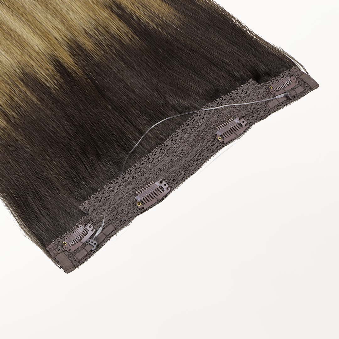 Dirty Blonde Omber (2/6/18) Wire Hair Extensions (70g-110g) - Image 3