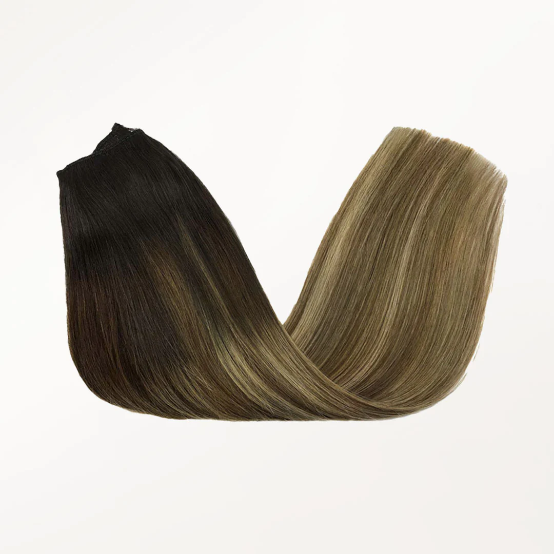 Dirty Blonde Omber (2/6/18) Wire Hair Extensions (70g-110g) - Image 4