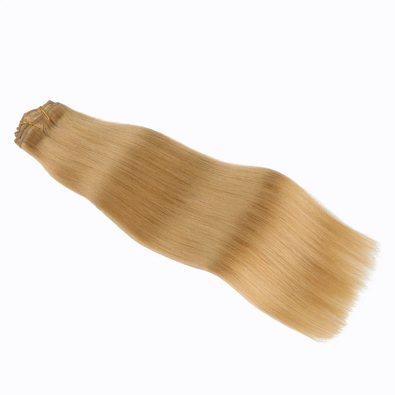 Double Drawn Clip in Hair Extensions 160g-sale - Image 22
