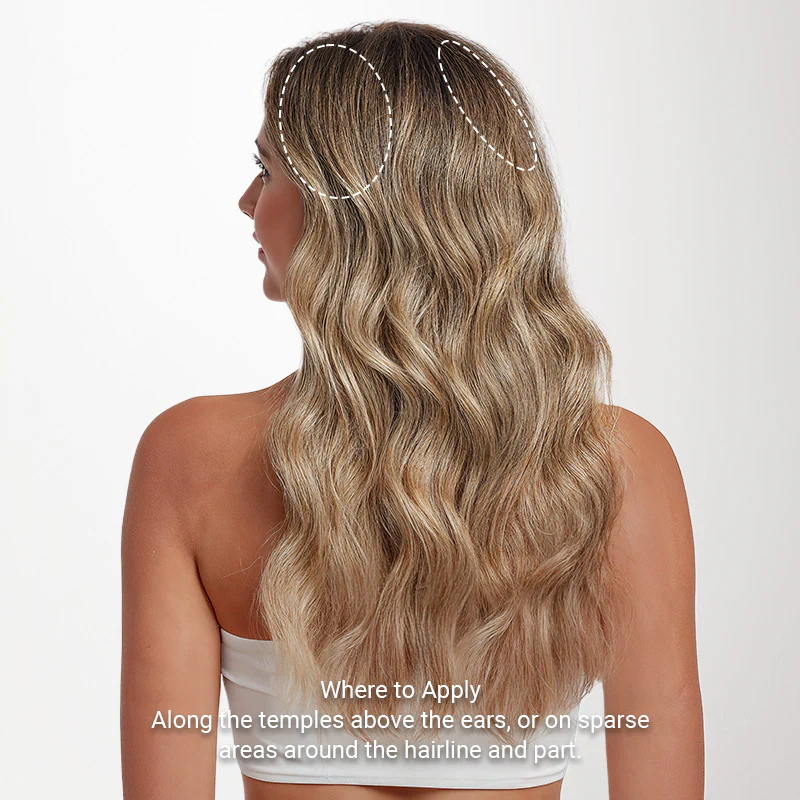 Ash Blonde Highlights (17A/60A) Scalp Hair Fill-Ins (30g-39g) - Image 3