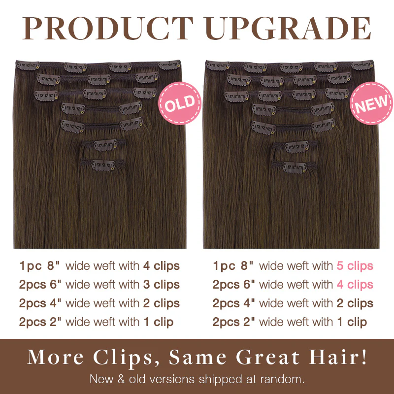 Honey Blonde Balayage (4/26/4) Classic Clip-Ins (120g-130g) - Image 7