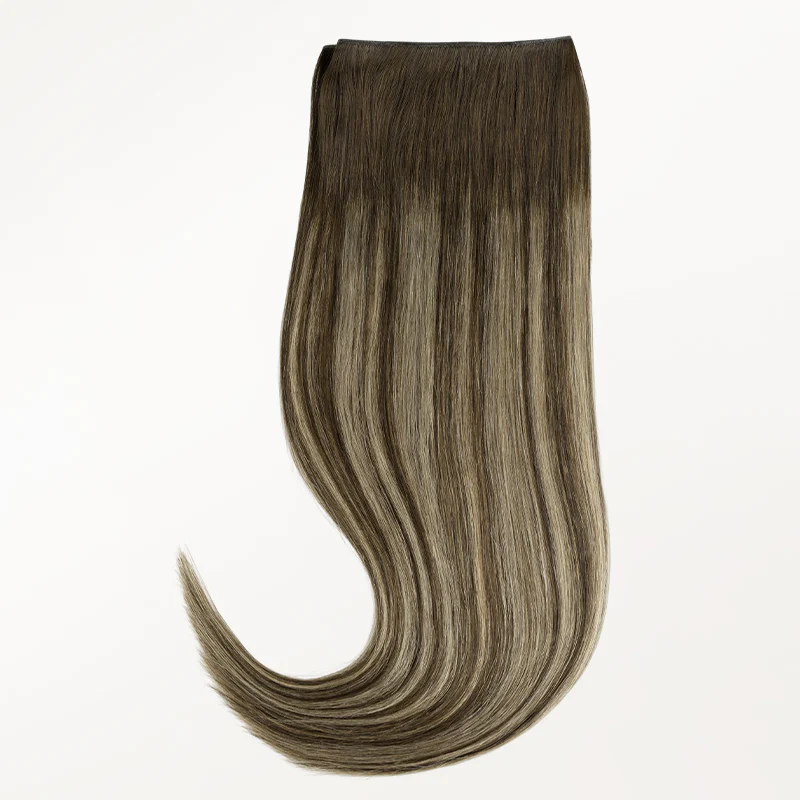 Honey Blonde Balayage (4/26/4) Genius Tape Weft Hair Extensions 60g - Image 7