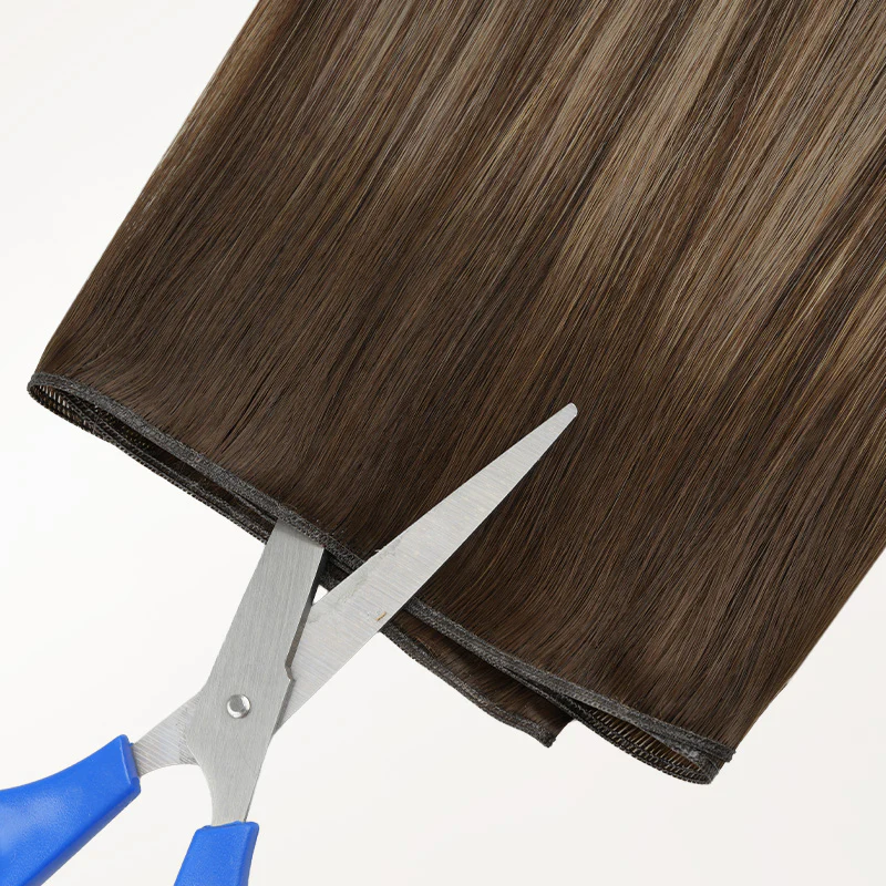Honey Blonde Balayage (4/26/4) Genius Weft Hair Extensions (50-120g) - Image 5