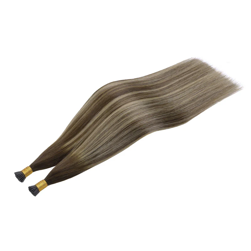 Honey Blonde Balayage (4/26/4) I-Tip Set - Image 4