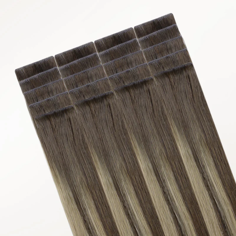 Honey Blonde Balayage (4/26/4) Invisi Edge Tape-Ins 50g - Image 7