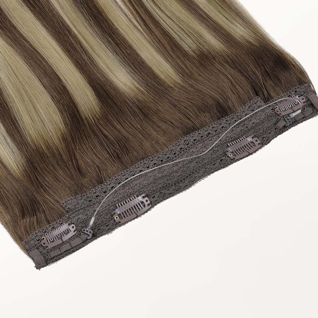 Honey Blonde Balayage (4/26/4) Wire Hair Extensions (70g-110g) - Image 4