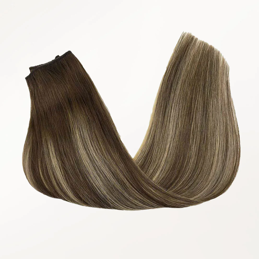 Honey Blonde Balayage (4/26/4) Wire Hair Extensions (70g-110g) - Image 5