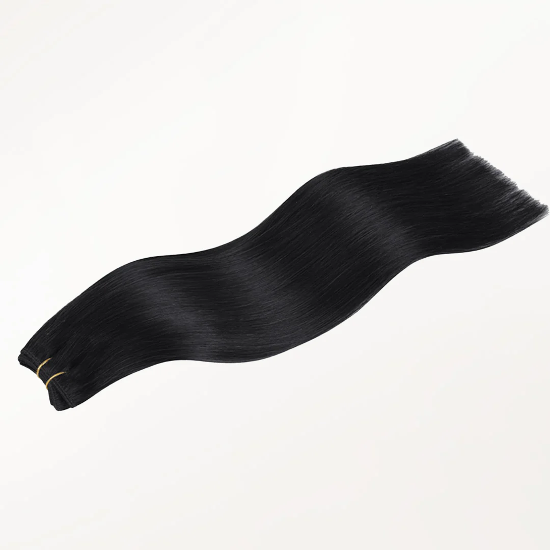Jet Black (1) Thick Clip-Ins Set - Image 7