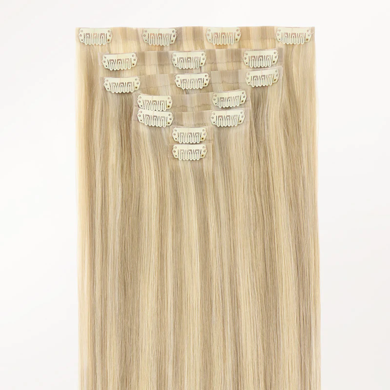 Light Blonde Highlights (16/22A) Invisi Edge Seamless Clip-Ins (140g-160g) - Image 5