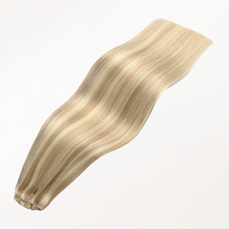 Light Blonde Highlights (16/22A) Invisi Edge Seamless Clip-Ins (140g-160g) - Image 9