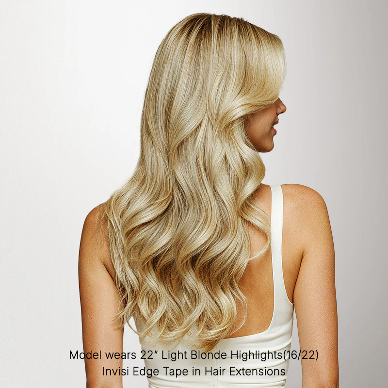 Light Blonde Highlights (16/22A) Invisi Edge Tape-Ins 50g - Image 5