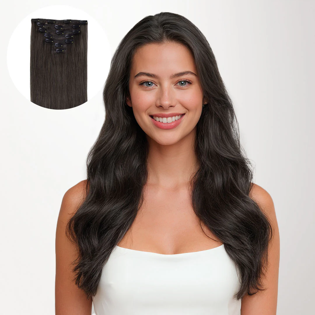 Mocha Brown (1C) Classic Clip-Ins 120g [Clearance]