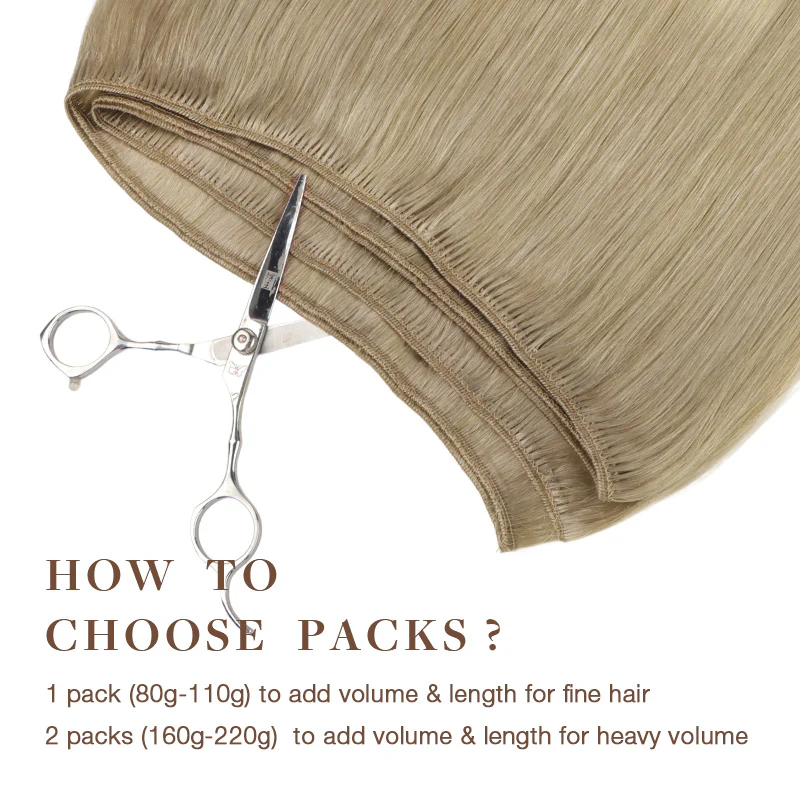 Natural Blonde Balayage (18ET90A) Sew-in Weft Set - Image 3