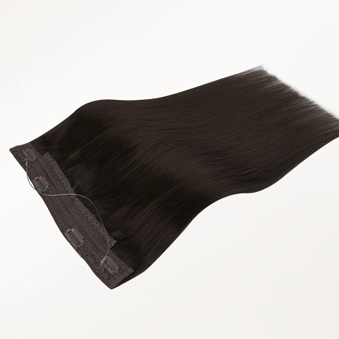 Light Brown (2A) Wire Hair Extensions (70g-110g) - Image 4