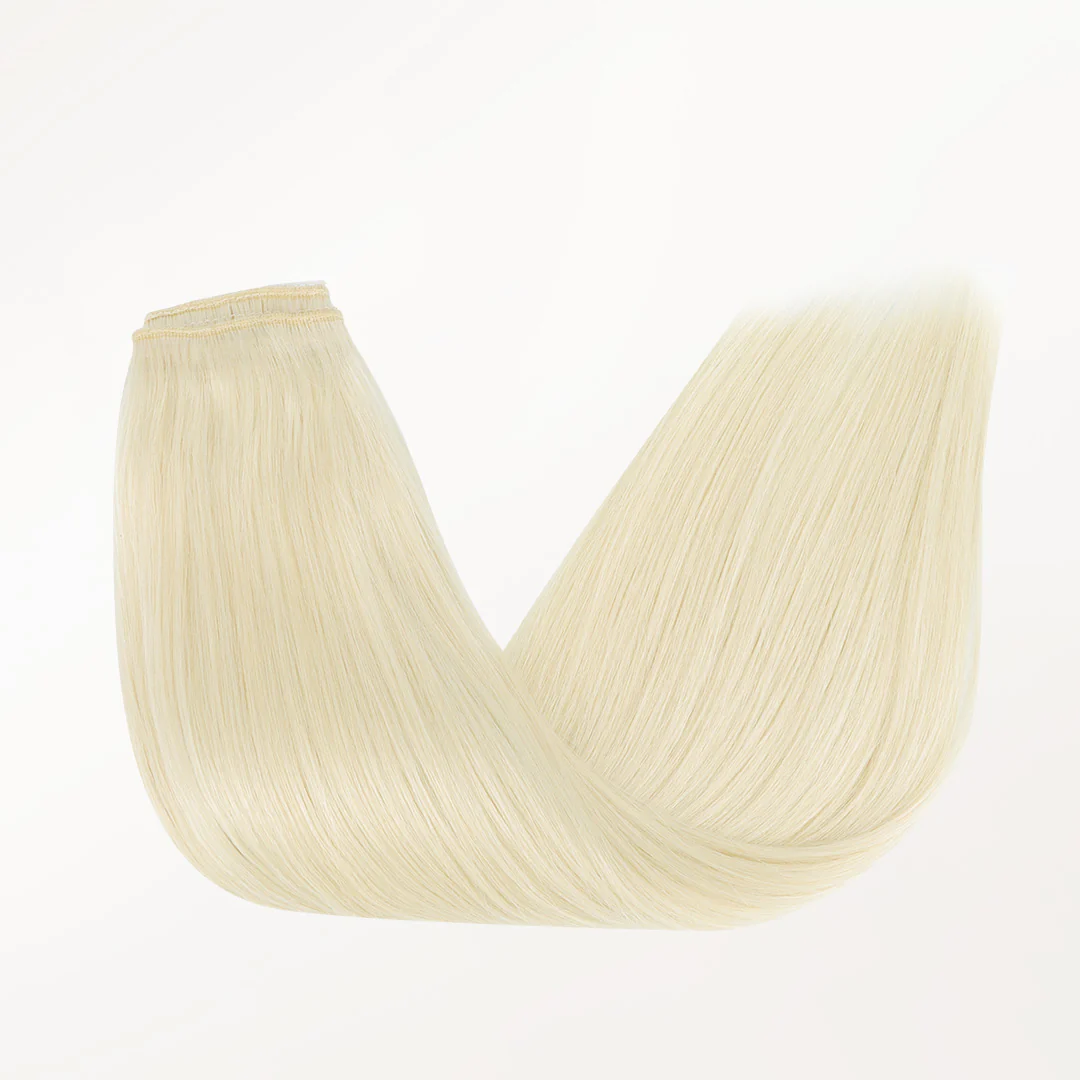 Platinum Blonde (60A) Pro & Wire Hair Extension (70g-140g) - Image 11