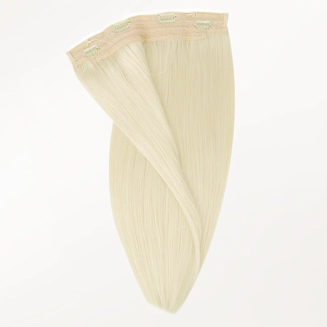 Platinum Blonde (60A) Pro & Wire Hair Extension (70g-140g) - Image 8