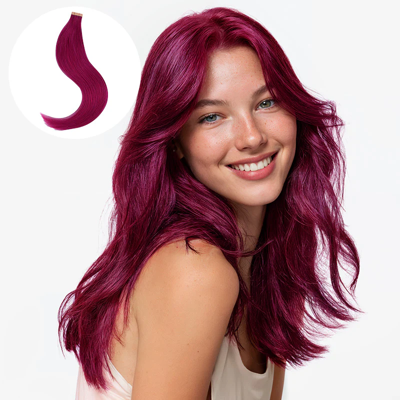 New Color Tape-In Hair Extensions | 100% Remy Human Hair – GOO GOO Hair
